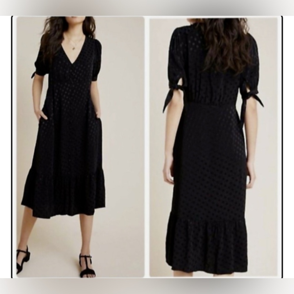 Maeve by antropologie Eudora Midi dress‎ size 2